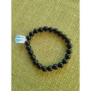 Healing Handmade Black Agate Crystal  Bracelet